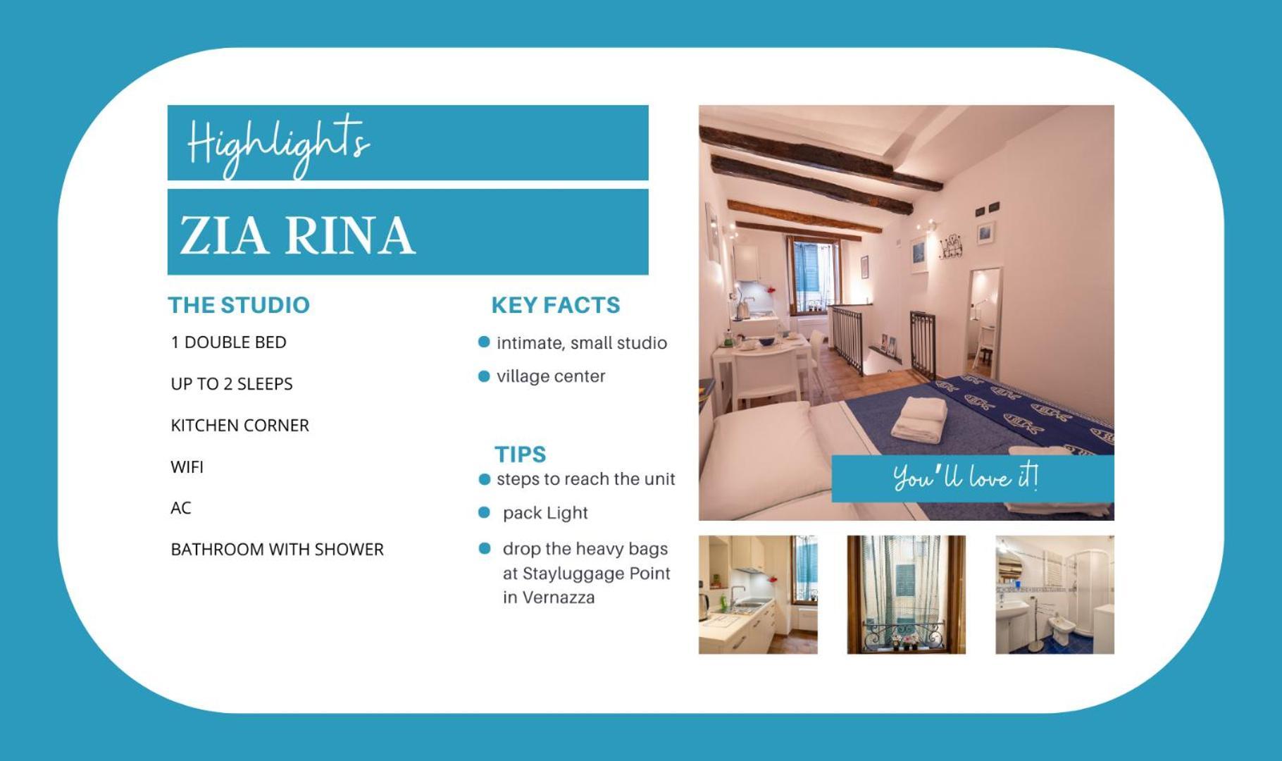 Zia Rina Studio Vernazza Dış mekan fotoğraf
